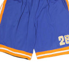 Mens Blue & Orange Sports Shorts Size M W28 Number 28 Casual Athletic Wear