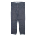 DICKIES Mens Trousers Grey Regular Straight W32 L29