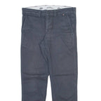 DICKIES Mens Trousers Grey Regular Straight W32 L29