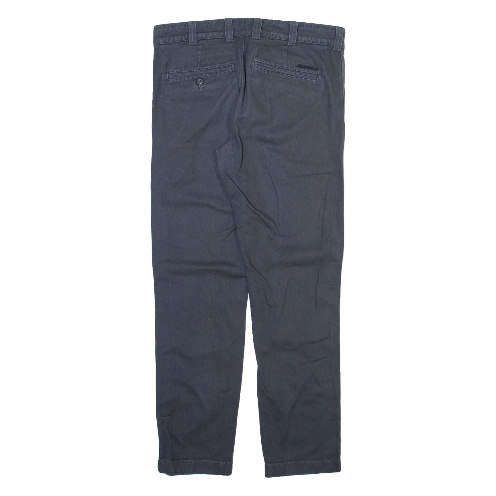 DICKIES Mens Trousers Grey Regular Straight W32 L29