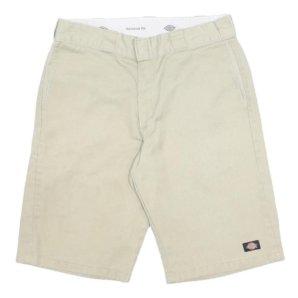 DICKIES Mens Shorts Beige Casual Relaxed M W34 Workwear Cotton Blend