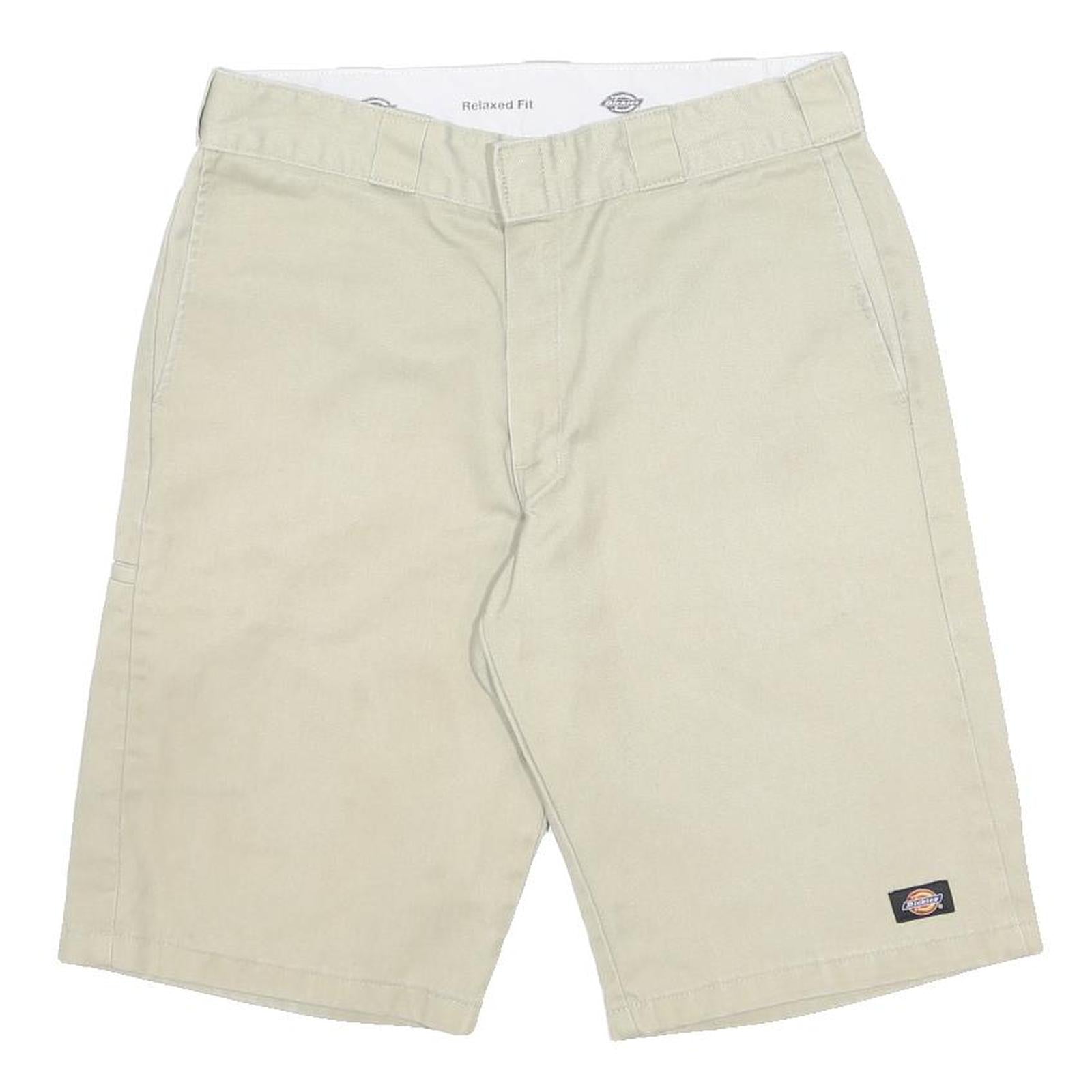 DICKIES Mens Shorts Beige Casual Relaxed M W34 Workwear Cotton Blend