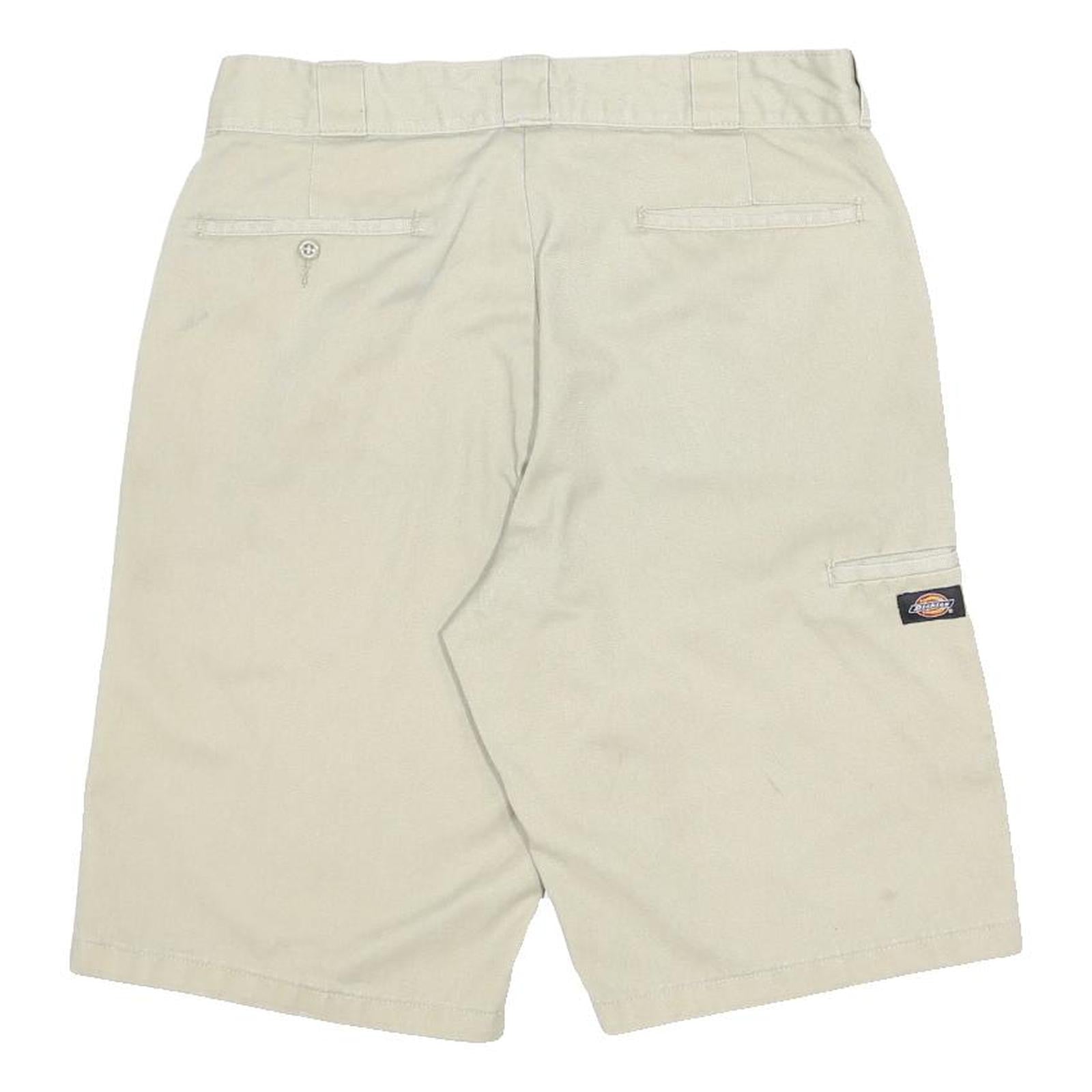 DICKIES Mens Shorts Beige Casual Relaxed M W34 Workwear Cotton Blend