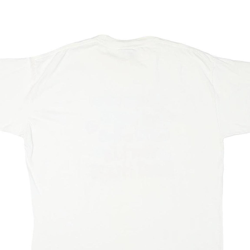 PEACOCK Mens White Grandfathers Give The Worlds Best Hugs Graphic T-Shirt XL