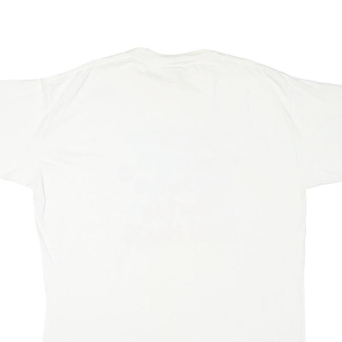 PEACOCK Mens White Grandfathers Give The Worlds Best Hugs Graphic T-Shirt XL