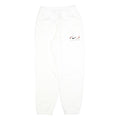 NIKE Mens Joggers White S W26 L28 Cotton Blend Regular Tapered Drawstring