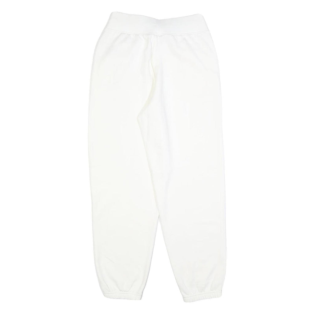 NIKE Mens Joggers White S W26 L28 Cotton Blend Regular Tapered Drawstring