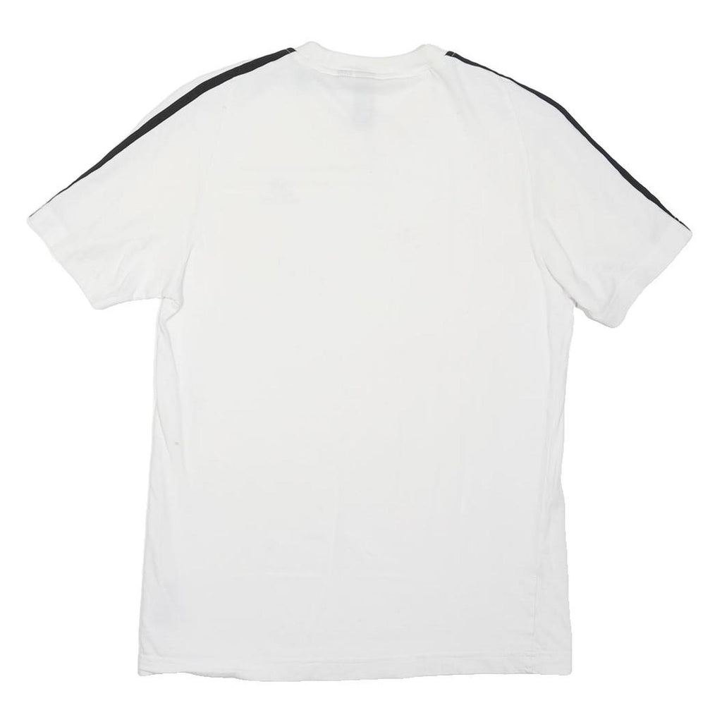 ADIDAS Mens White & Black Classic T-Shirt XS Short Sleeve Crew Neck Sportswear