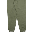 BLUE MOTION Mens Cotton Blend Olive Regular Fit Drawstring Trousers W32 L28