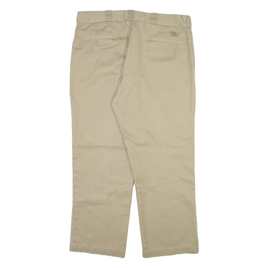 DICKIES 874 Workwear Mens Trousers Beige Regular Straight W38 L29