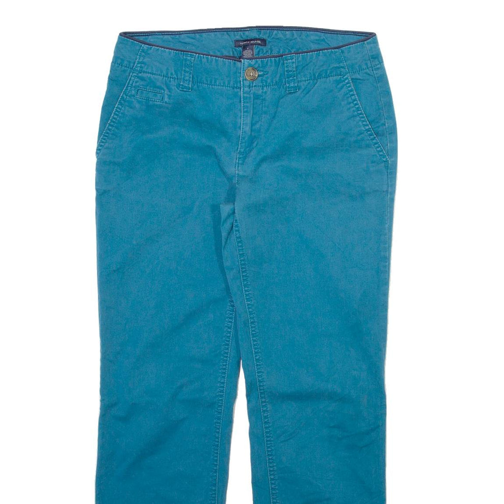 TOMMY HILFIGER Womens Trousers Blue Slim Straight W29 L28