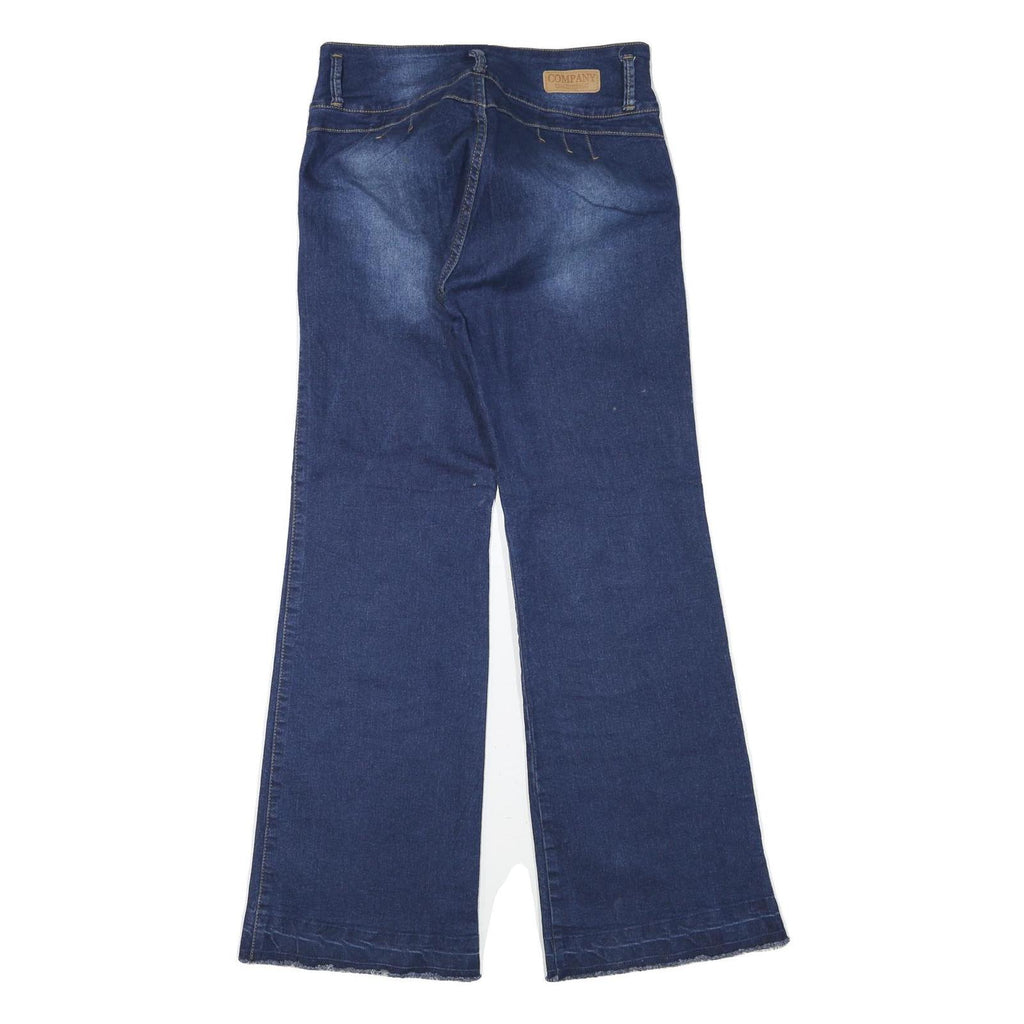 CP COMPANY Womens Jeans Blue Regular Flared Denim Medium W30 L28 Zip Cotton