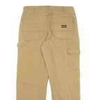 DICKIES Mens Beige Regular Fit Straight Leg Denim Cotton Blend Medium Wash W32