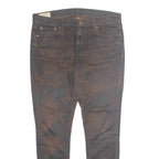 POLO RALPH LAUREN Womens Trousers Brown Regular Skinny W34 L28