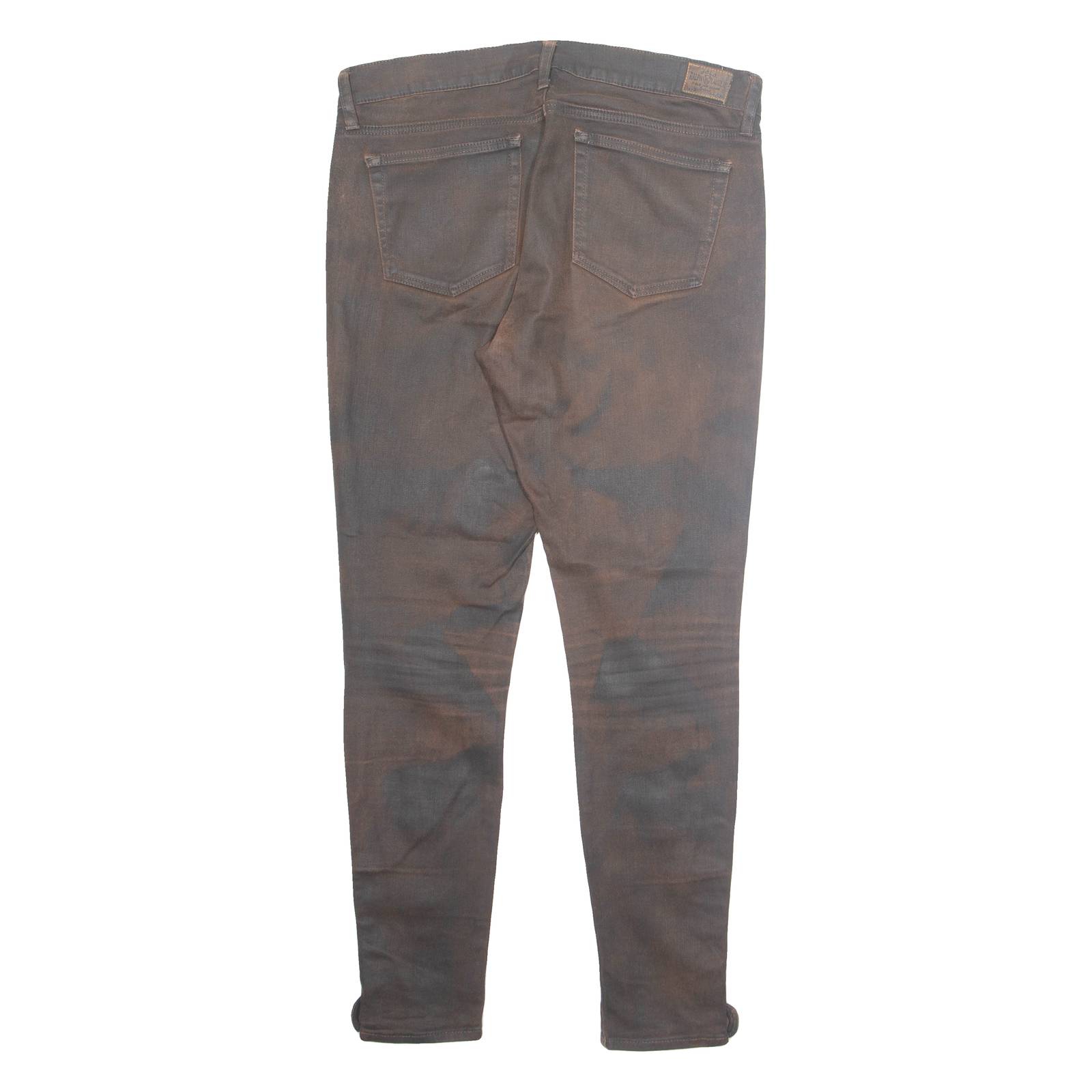 POLO RALPH LAUREN Womens Trousers Brown Regular Skinny W34 L28
