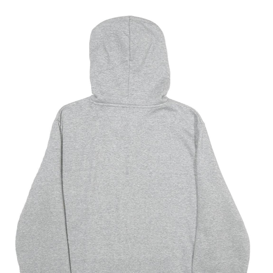 PUMA Mens Grey Hoodie L Cotton Blend Pullover Casual Sweatshirt