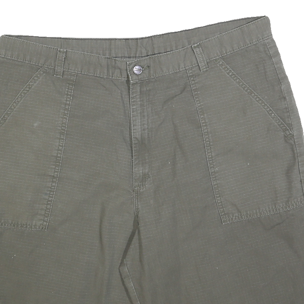 DICKIES Mens Shorts Green XL W38 Casual Cotton Blend Plain Cargo Workwear