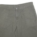DICKIES Mens Shorts Green XL W38 Casual Cotton Blend Plain Cargo Workwear