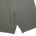 DICKIES Mens Shorts Green XL W38 Casual Cotton Blend Plain Cargo Workwear