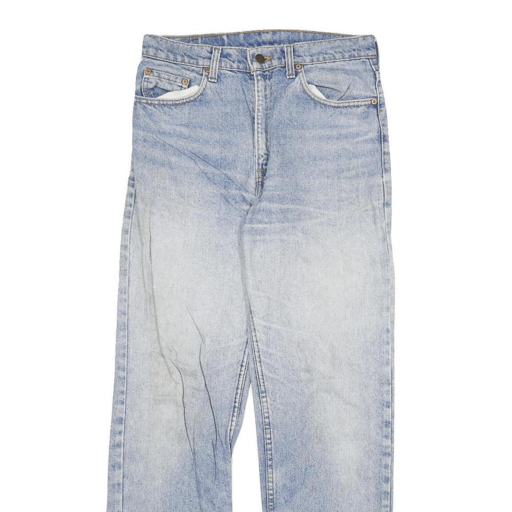 LEVI'S Mens Regular Fit Blue Denim Jeans Button W29 L31 Classic Straight