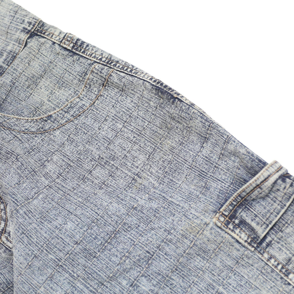 FIONELLA Womens Jeans Blue Loose Wide-Leg Denim Medium W28 L33 Casual Style Zip