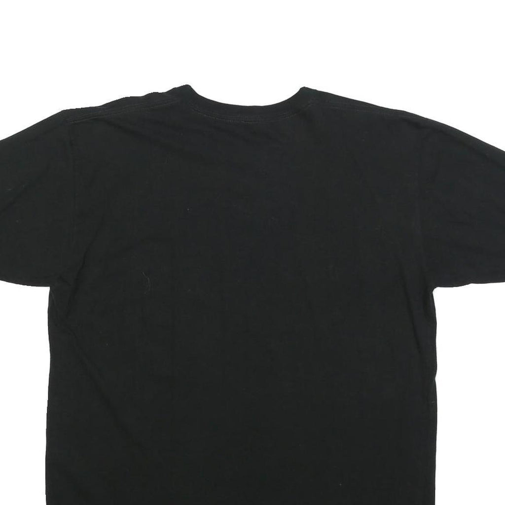 Womens Black Las Vegas Graphic Logo Cotton Blend T-Shirt L Short Sleeve Crew