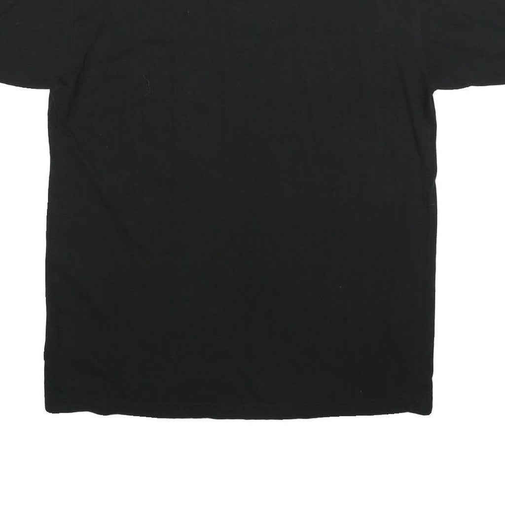 Womens Black Las Vegas Graphic Logo Cotton Blend T-Shirt L Short Sleeve Crew