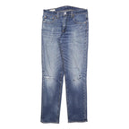 LEVI'S 511 BIG E Mens Jeans Blue Slim Straight Denim Medium W30 L30 Vintage
