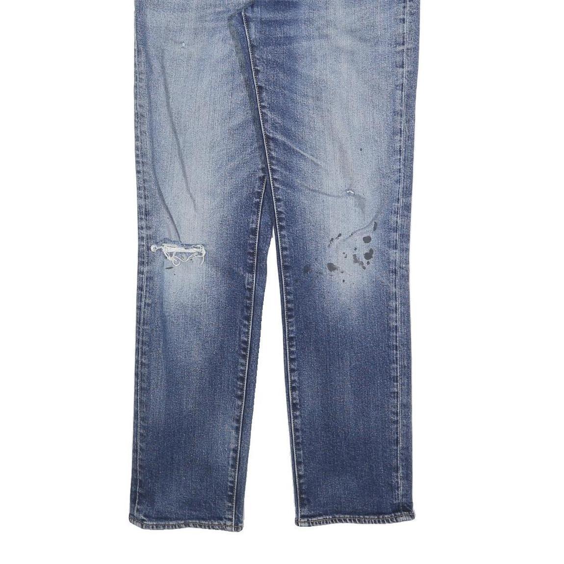 LEVI'S 511 BIG E Mens Jeans Blue Slim Straight Denim Medium W30 L30 Vintage