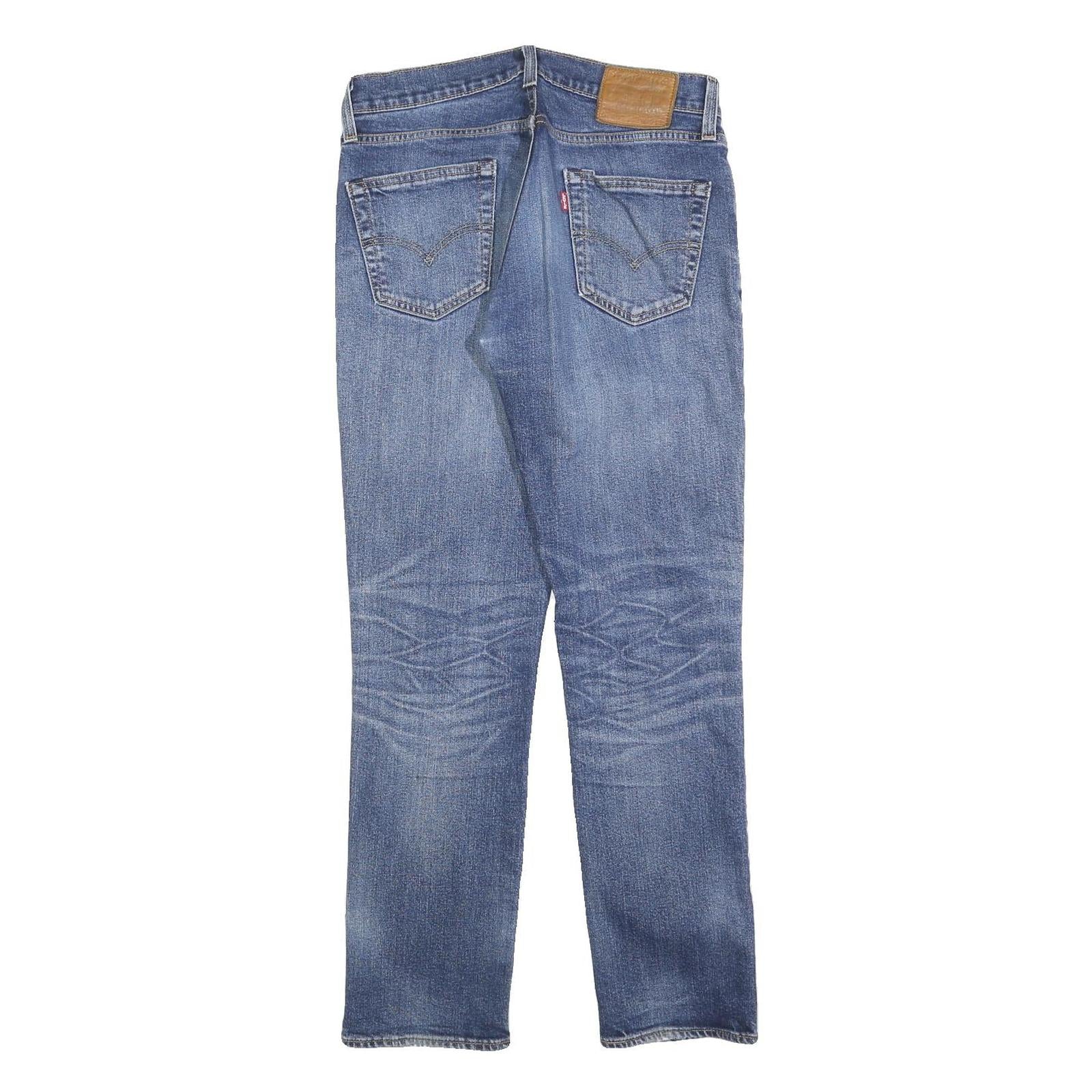 LEVI'S 511 BIG E Mens Jeans Blue Slim Straight Denim Medium W30 L30 Vintage