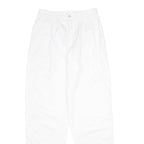 ESPRIT Womens Cotton White Classic Straight Trousers W26 L34 Casual Zip