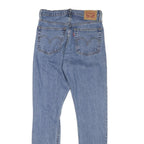 LEVI'S 501S Womens Jeans Blue Slim Skinny Denim Medium W25 L29 Classic Button