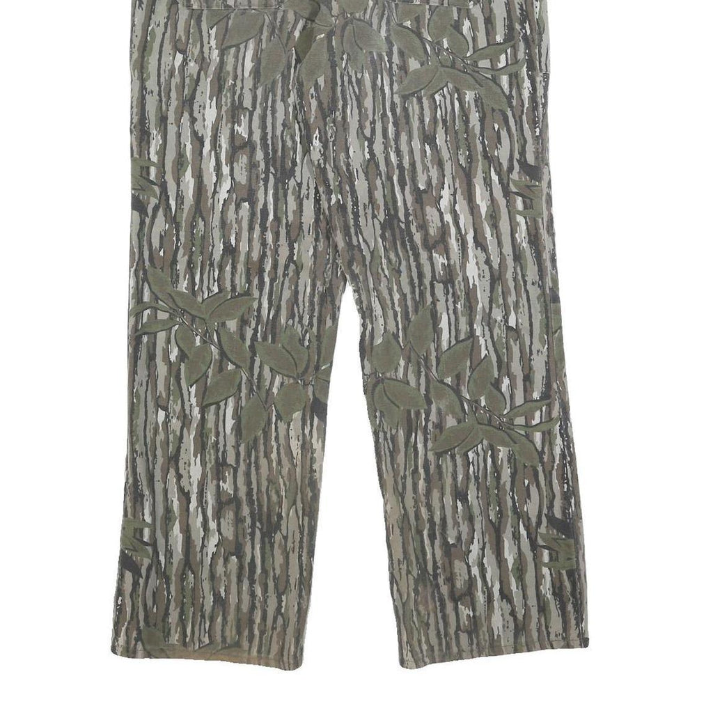 WALLS Mens Cotton Blend Relaxed Camouflage Trousers W35 L31 Casual Outdoor Wear