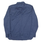 TED BAKER Mens Plain Shirt Blue Long Sleeve L