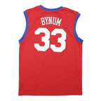 ADIDAS Mens Red & Blue Sixers 33 Basketball Jersey M Sleeveless V-Neck NBA