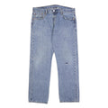 LEVI'S 501 Mens Jeans Blue Regular Straight Denim Light W35 L30 Classic Fit