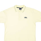 UMBRO Mens Polo Shirt Yellow M