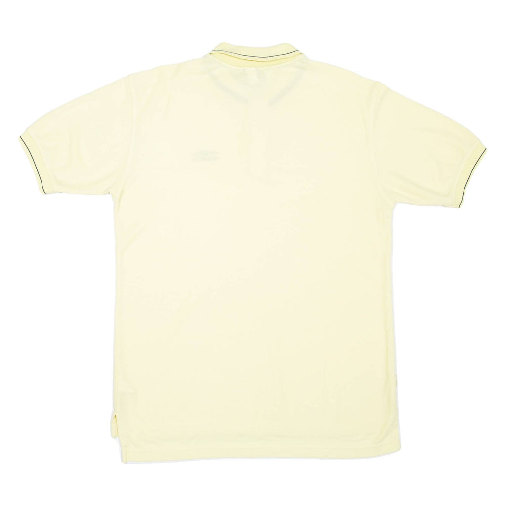 UMBRO Mens Polo Shirt Yellow M