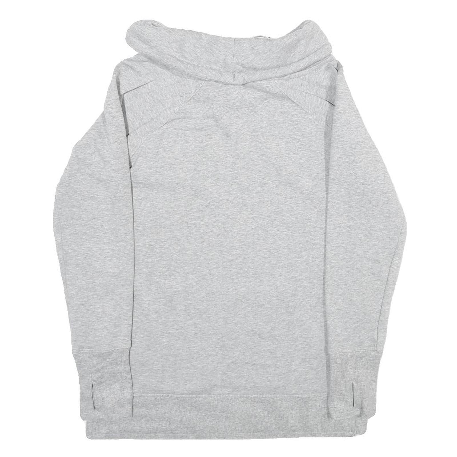 CALVIN KLEIN PERFORMANCE Womens Grey Hoodie S Cotton Blend Pullover Soft
