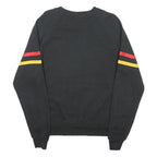DISNEY 80s Womens Black Red & Yellow Mickey Mouse Crew Neck L Cotton Sweatshirt