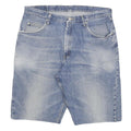 WRANGLER Mens Denim Blue Casual Shorts 2XL W36 Cotton Blend Classic Fit