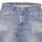 WRANGLER Mens Denim Blue Casual Shorts 2XL W36 Cotton Blend Classic Fit