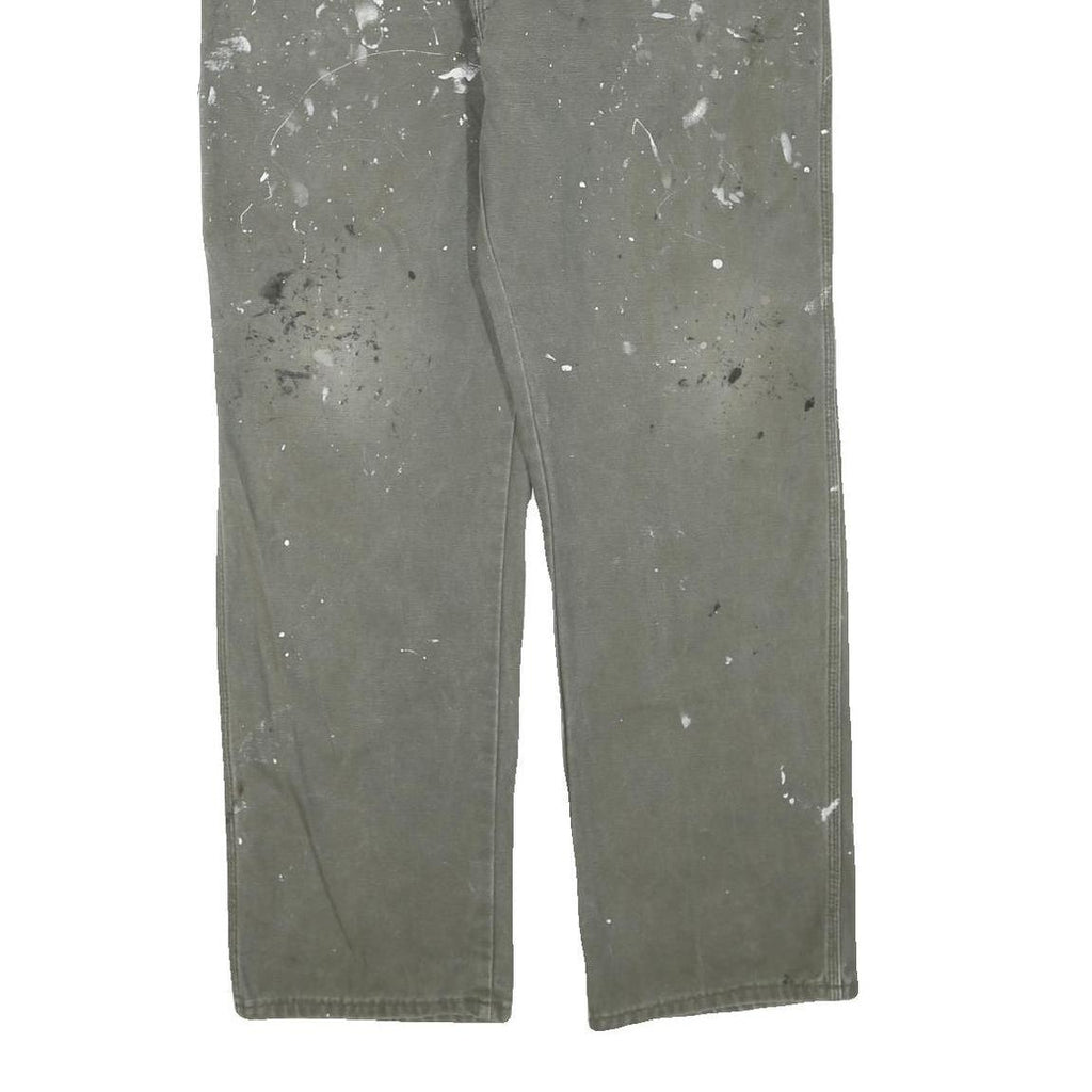 DICKIES Mens Regular Fit Workwear Cotton Blend Paint Splattered Jeans W40 L32
