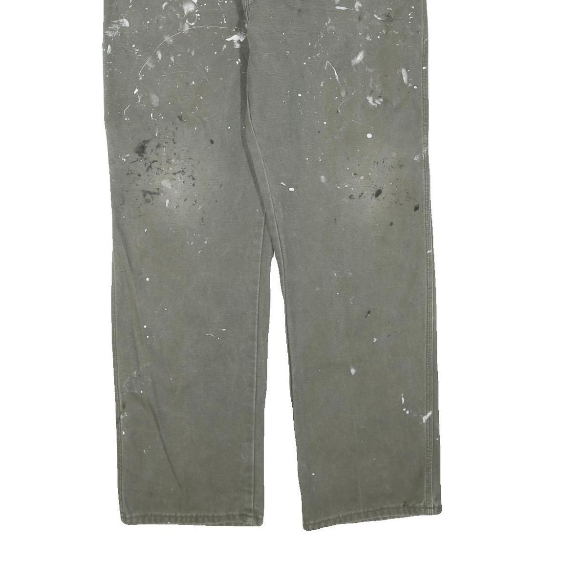 DICKIES Mens Regular Fit Workwear Cotton Blend Paint Splattered Jeans W40 L32