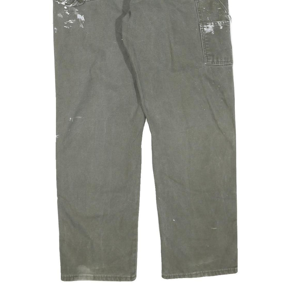 DICKIES Mens Regular Fit Workwear Cotton Blend Paint Splattered Jeans W40 L32