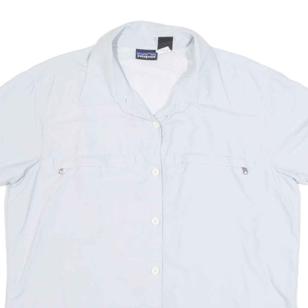 PATAGONIA Womens Plain Shirt Blue S