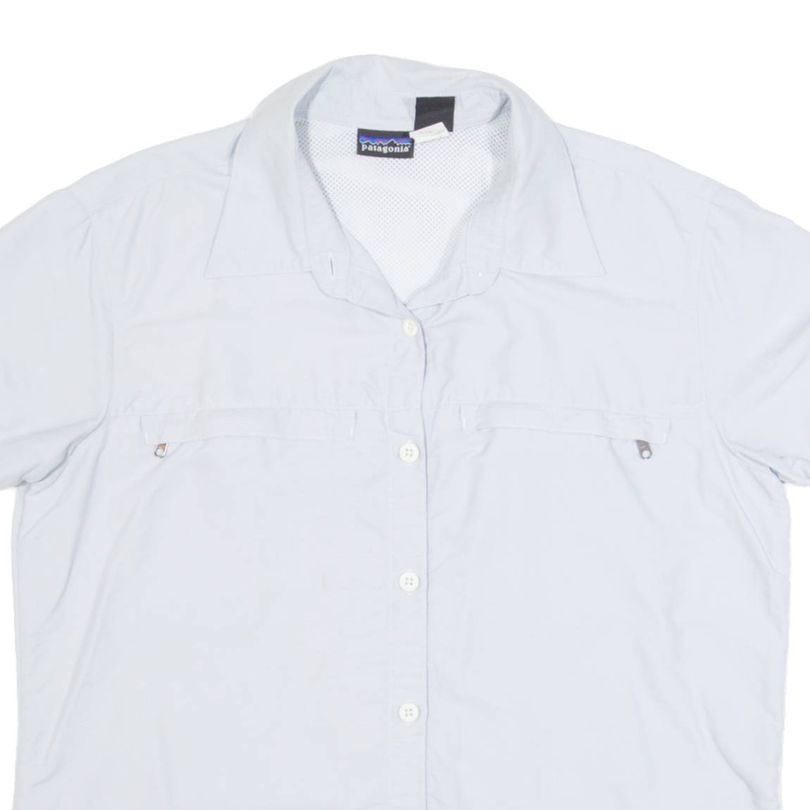 PATAGONIA Womens Plain Shirt Blue S