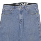 DICKIES Mens Shorts Blue Casual Loose L W34 Denim Workwear