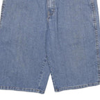 DICKIES Mens Shorts Blue Casual Loose L W34 Denim Workwear