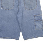 DICKIES Mens Shorts Blue Casual Loose L W34 Denim Workwear